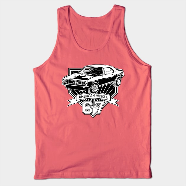 1967 American Muscle Car Tank Top by CoolCarVideos